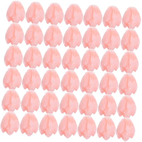 WEKAMOS 100 Stück Geschnitzte Jasminblumen Perlen Hellrosa Korallenimitat Spacer Perlen Für Schmuckherstellung DIY Halsketten Armbänder Hochwertige Bastelperlen von WEKAMOS