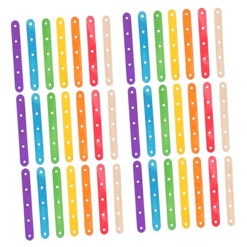 WEKAMOS 100 Stück Holz eisstiele zum Basteln Glatte Oberfläche Lebensmittelechtes Holz DIY Popsicle Sticks für Snacks Partys Kinderhandwerk Sichere Langlebige Holzstäbchen in Natur von WEKAMOS