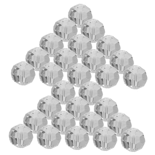 WEKAMOS 100 Stück Kristallperlen für DIY Projekte Facettierte Beads mit Löchern für Vorhänge Schmuckherstellung und Dekorative Bastelarbeiten WEKAMOS 100 Stück Kristallperlen für DIY Projekte Facettierte Beads mit Löchern für Vorhänge Schmuckherstellung und Dekorative Bastelarbeiten von WEKAMOS