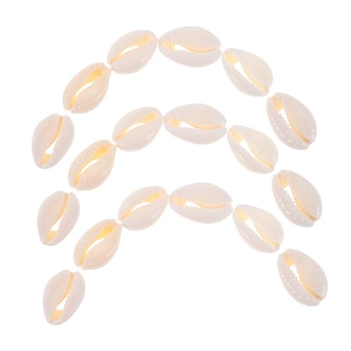 WEKAMOS 100 Stück Natürliche Handgeschnittene Spiralmuscheln Schmuckperlen für DIY Schmuckherstellung Vielseitige Bastelperlen für Armbänder Halsketten Ohrringe und Partydekoration von WEKAMOS