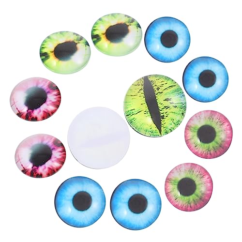 WEKAMOS 10paare -augapfel Für Basteln Runde Simulierte Puppenaugen DIY-zubehör Zum Selbermachen Geeignet Für Puppen Modelle Und Mehr von WEKAMOS