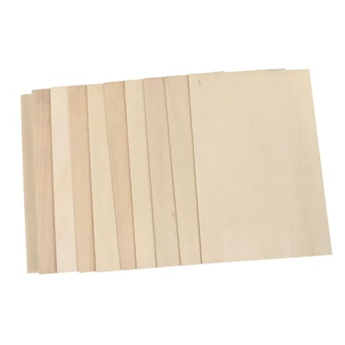 WEKAMOS 10Stücke Balsaholzplatten zum Basteln Unbehandelte Holzplatten für DIY Kunsthandwerk Modellbau und Projekte für Familie WEKAMOS 10Stücke Balsaholzplatten zum Basteln Unbehandelte Holzplatten für DIY Kunsthandwerk Modellbau und Projekte für Familie von WEKAMOS