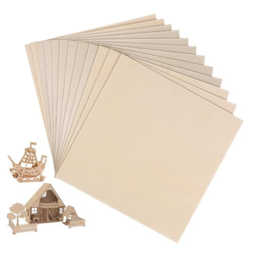 WEKAMOS 12 Stück Teiliges Quadratische Holzplatten Stark aus Naturbelassenem Pappelholz für DIY Bastelprojekte Gravuren Malerei und Modellbau Unlackiert und Vielseitig Einsetzbar WEKAMOS 12 Stück Teiliges Quadratische Holzplatten Stark aus Naturbelassenem Pappelholz für DIY Bastelprojekte Gravuren Malerei und Modellbau Unlackiert und Vielseitig Einsetzbar von WEKAMOS