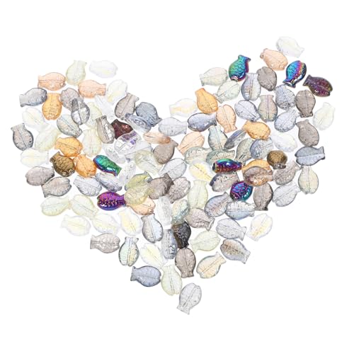 WEKAMOS 120 Stück Teiliges Glas Fisch Perlen Langlebige Glatte Schmuckperlen Auffädeln und Basteln von DIY Armbändern Halsketten Anhängern für Erwachsene und Kreative Geschenke WEKAMOS 120 Stück Teiliges Glas Fisch Perlen Langlebige Glatte Schmuckperlen Auffädeln und Basteln von DIY Armbändern Halsketten Anhängern für Erwachsene und Kreative Geschenke von WEKAMOS