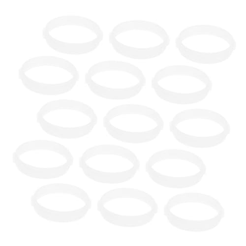 WEKAMOS 15 Stück Teiliges Weiße Hamster Tunnel Ringe DIY Ersatz verbinder für Kleintier röhren Abnehmbar Leicht zu Reinigen Modernes Design für Interaktive Käfig erweiterung von WEKAMOS