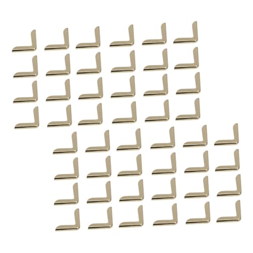 WEKAMOS 180 Stück Metall-eckenschutz Gold Vintage für Fotoalben Notizbücher Scrapbooking Kantenschutz Buchhüllen Robuste Schutzecken für Kreative DIY-projekte von WEKAMOS