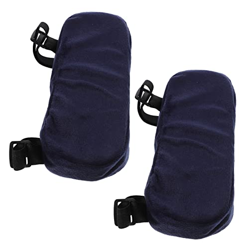 WEKAMOS 1Paar Abnehmbarer Armlehnenpolster für Bürostühle Ergonomische Kissen aus Hochwertigem Memory Einsetzbar für Schreibtisch Gaming und Rollstuhlarmlehnen von WEKAMOS