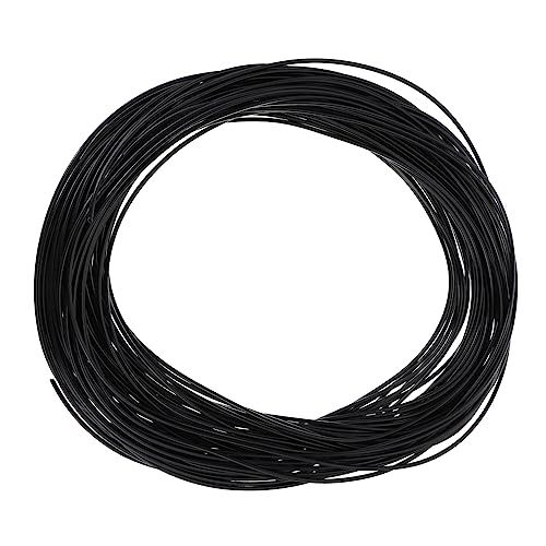WEKAMOS 1Rolle Rattan Reparaturmaterial für Möbel Schwarzes Pe Rattan Flexibles und Starkes Material für Stühle Tische und Aufbewahrungskörbe DIY Projekte von WEKAMOS
