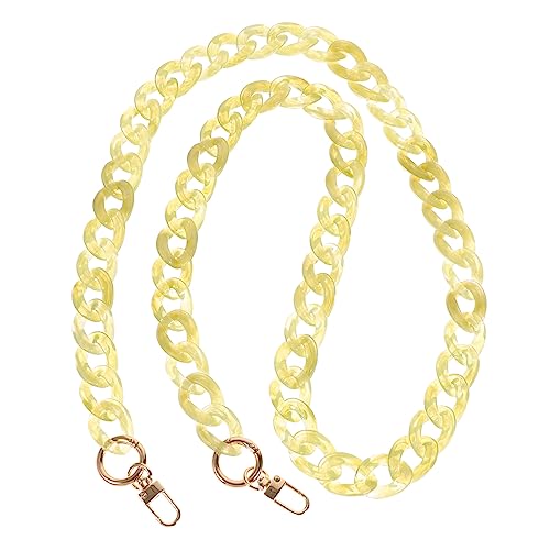 WEKAMOS 1stück Abnehmbare Taschenkette Aus Acryl Grüner Handtaschenersatz Für Stilvolle Damenhandtaschen Lange Dekorationskette Für Schicke Looks Und Einfaches Anbringen von WEKAMOS