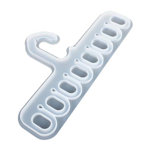 WEKAMOS 1Stück Silikon Kleiderbügel Form DIY Epoxidharz Silikonform für Projekte Flexibles und Transparentes Material für Kunsthandwerk und Kinderaktivitäten Leicht von WEKAMOS
