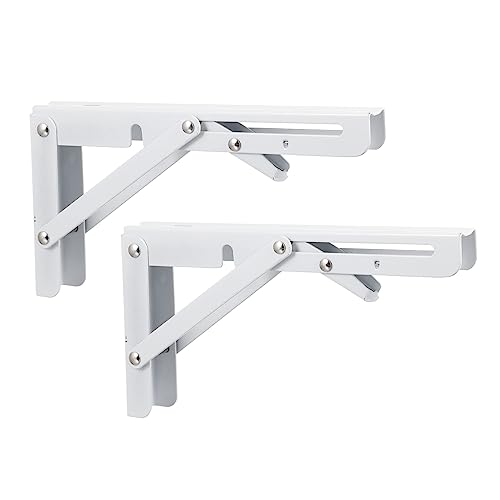 WEKAMOS 2 STÜCK Faltbare Regalträger aus Stabiler Dreiecksregalhalter für Wandmontage Vielseitig Einsetzbar für Garage Wohnzimmer Büro und WEKAMOS 2 STÜCK Faltbare Regalträger aus Stabiler Dreiecksregalhalter für Wandmontage Vielseitig Einsetzbar für Garage Wohnzimmer Büro und von WEKAMOS