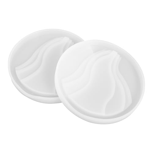 WEKAMOS 2 STÜCK Silikon Untersetzer Form für DIY Dekoration Flexible und Langlebige Epoxidharz Gießform Leicht zu Reinigen Kompakt für Originelles Basteln und Aufbewahrung von WEKAMOS
