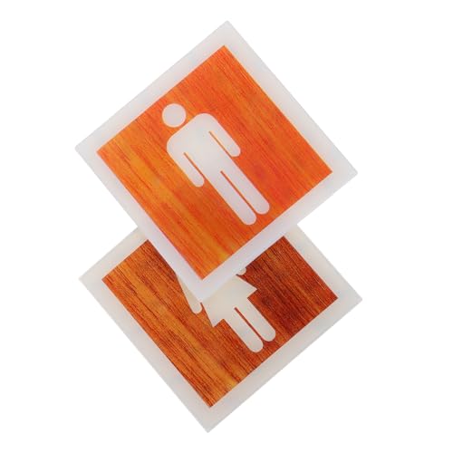 WEKAMOS 2 Stück Acryl Türschild Badezimmer Schild für und Damen Klare Toilettensignalisierung für Türen für Home Office und Geschäfte WEKAMOS 2 Stück Acryl Türschild Badezimmer Schild für und Damen Klare Toilettensignalisierung für Türen für Home Office und Geschäfte von WEKAMOS
