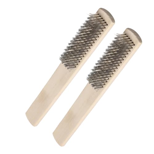 WEKAMOS 2 Stück Drahtbürsten mit Holzgriff Robuster Griff für Effektive Schwer Zugänglichen Bereichen für Intensive Reinigungsaufgaben WEKAMOS 2 Stück Drahtbürsten mit Holzgriff Robuster Griff für Effektive Schwer Zugänglichen Bereichen für Intensive Reinigungsaufgaben von WEKAMOS