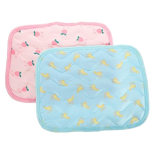 WEKAMOS 2 Stück Kühlmatte für Kleine Haustiere Sommer Kühlmatte für Hamster und Kaninchen Selbstkühlende Schlafunterlage Leicht und Tragbar für Einsatz zu Hause oder Unterwegs WEKAMOS 2 Stück Kühlmatte für Kleine Haustiere Sommer Kühlmatte für Hamster und Kaninchen Selbstkühlende Schlafunterlage Leicht und Tragbar für Einsatz zu Hause oder Unterwegs von WEKAMOS