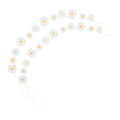 WEKAMOS 2 Stück Kunstblumen Girlande für Geburtstagsfeier Weiße Chrysanthemen Banner Deko für Feste Hochzeiten und Partys Wiederverwendbar und Einfach Aufzuhängen WEKAMOS 2 Stück Kunstblumen Girlande für Geburtstagsfeier Weiße Chrysanthemen Banner Deko für Feste Hochzeiten und Partys Wiederverwendbar und Einfach Aufzuhängen von WEKAMOS