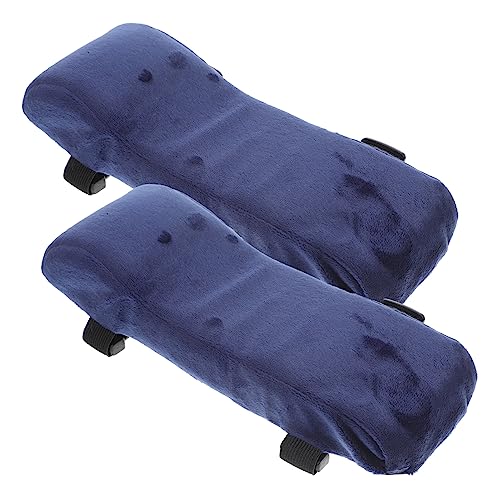 WEKAMOS 2 Stück Memory Schaum Armlehnenpolster Weiche Verschleißfeste Armlehnenauflagen für Büro und Gartenstühle Ergonomisch Komfortabel für Langes Sitzen Entlastend bei Arm und von WEKAMOS