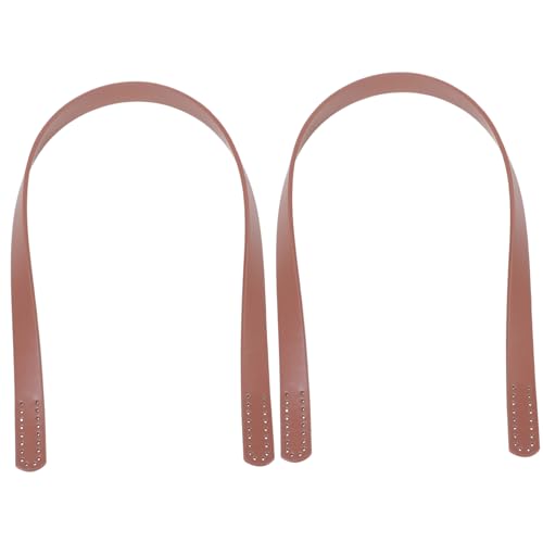 WEKAMOS 2 Stück PU Ledertaschen Griff Teilig mit Lochdesign Robuster Ersatzgriff für DIY Handtaschen Umhängetaschen Strandtaschen Praktische Tragegriffe für Shopper und Tote Hellbraun WEKAMOS 2 Stück PU Ledertaschen Griff Teilig mit Lochdesign Robuster Ersatzgriff für DIY Handtaschen Umhängetaschen Strandtaschen Praktische Tragegriffe für Shopper und Tote Hellbraun von WEKAMOS