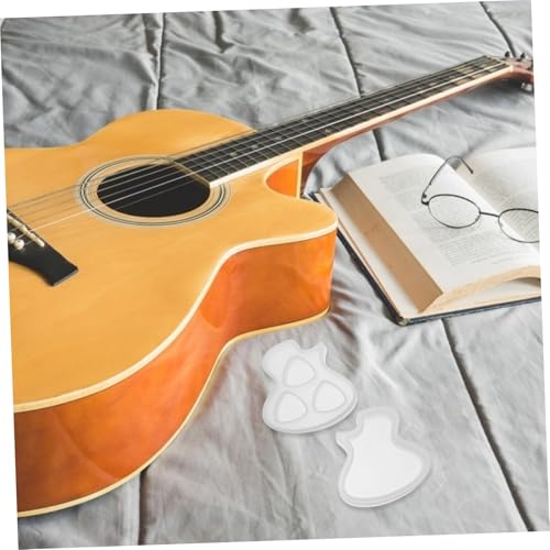 WEKAMOS 2 Stück Praktische Silikon Gitarrenplektrum Formen Flexible Langlebige Epoxidharz Pick Gussformen mit Milchig Weißem Finish Einfach zu Entformen und Reinigen Inklusive WEKAMOS 2 Stück Praktische Silikon Gitarrenplektrum Formen Flexible Langlebige Epoxidharz Pick Gussformen mit Milchig Weißem Finish Einfach zu Entformen und Reinigen Inklusive von WEKAMOS