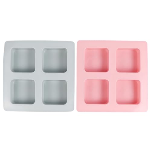 WEKAMOS 2 Stück Silikon Seifenform mit Hohlräumen Flexible Lebensmittelechte DIY Form für Handgemachte Seifen und Kuchen Antihaftbeschichtet in Blau und Rosa Geeignet für Kreative Back WEKAMOS 2 Stück Silikon Seifenform mit Hohlräumen Flexible Lebensmittelechte DIY Form für Handgemachte Seifen und Kuchen Antihaftbeschichtet in Blau und Rosa Geeignet für Kreative Back von WEKAMOS
