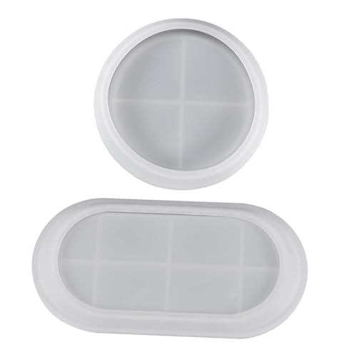 WEKAMOS 2 Stück Silikonform Teiliges DIY Tablett Rechteckig Oval Robust Langlebig Wiederverwendbar für Kreative Bastelprojekte und Handgefertigte Aufbewahrungsplatten WEKAMOS 2 Stück Silikonform Teiliges DIY Tablett Rechteckig Oval Robust Langlebig Wiederverwendbar für Kreative Bastelprojekte und Handgefertigte Aufbewahrungsplatten von WEKAMOS
