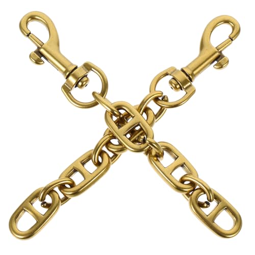 WEKAMOS 2 Stück Taschenriemen Verlängerungskette Metall Schultergurt Extender mit Drehverschluss und Federring Antikgoldene Purse Chains für Handtaschen Komfortable Umhängetasche DIY WEKAMOS 2 Stück Taschenriemen Verlängerungskette Metall Schultergurt Extender mit Drehverschluss und Federring Antikgoldene Purse Chains für Handtaschen Komfortable Umhängetasche DIY von WEKAMOS