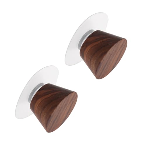 WEKAMOS 2 Stück Teiliges Moderner Minimalistischer Robuster Holz Wandhaken aus Schwarzem Walnussholz Kreative Nahtlose Selbstklebende Garderobenhaken für Schlafzimmer Flur Bad und Büro WEKAMOS 2 Stück Teiliges Moderner Minimalistischer Robuster Holz Wandhaken aus Schwarzem Walnussholz Kreative Nahtlose Selbstklebende Garderobenhaken für Schlafzimmer Flur Bad und Büro von WEKAMOS
