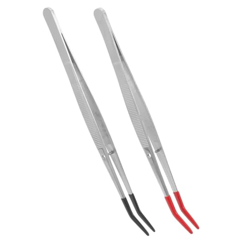 WEKAMOS 2 Stück Teiliges Präzisions Pinzette für Briefmarkensammler Werkzeug mit Ergonomischem Griff zum Basteln für Wimpern Leicht und Tragbar WEKAMOS 2 Stück Teiliges Präzisions Pinzette für Briefmarkensammler Werkzeug mit Ergonomischem Griff zum Basteln für Wimpern Leicht und Tragbar von WEKAMOS