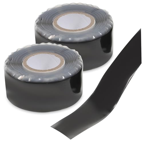 WEKAMOS 2 Stück Teiliges Selbstverschweißendes Reparaturband für Wasserrohrlecks Starkes Wasserdichtes Dichtungsband PVC Klebeband Vielseitiges Sanitär Dichtband für Rohre aus Stahl WEKAMOS 2 Stück Teiliges Selbstverschweißendes Reparaturband für Wasserrohrlecks Starkes Wasserdichtes Dichtungsband PVC Klebeband Vielseitiges Sanitär Dichtband für Rohre aus Stahl von WEKAMOS
