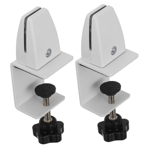 WEKAMOS 2 Stück Tisch Trennwand Clip Verstellbare Halterung für Bildschirm Trennwände ohne Bohren aus Aluminiumlegierung für und Home Offices WEKAMOS 2 Stück Tisch Trennwand Clip Verstellbare Halterung für Bildschirm Trennwände ohne Bohren aus Aluminiumlegierung für und Home Offices von WEKAMOS