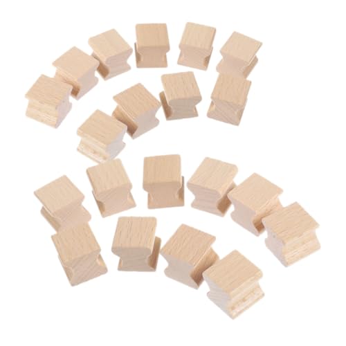 WEKAMOS 20 Stück Holzstempel Leere Holzstempel mit Rillengriff für DIY Projekte Langlebig und Vielseitig Einsetzbar für Scrapbooking und Persönliche Kreationen WEKAMOS 20 Stück Holzstempel Leere Holzstempel mit Rillengriff für DIY Projekte Langlebig und Vielseitig Einsetzbar für Scrapbooking und Persönliche Kreationen von WEKAMOS