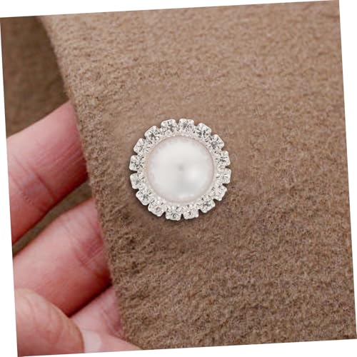 WEKAMOS 20 Stück Teiliges Perlenknöpfe mit Strassverzierung Elegante Schmuckknöpfe für Hochzeitskleider DIY bastelknöpfe Sichere Befestigung für Kleidung und Accessoires WEKAMOS 20 Stück Teiliges Perlenknöpfe mit Strassverzierung Elegante Schmuckknöpfe für Hochzeitskleider DIY bastelknöpfe Sichere Befestigung für Kleidung und Accessoires von WEKAMOS