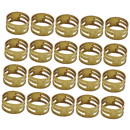 WEKAMOS 20 Stück Teiliges Ringöffner Werkzeug für Schmuckherstellung Vielseitige Bastelhilfe mit Verschiedenen Öffnungen für Einfache Handhabung von Sprungringen von WEKAMOS