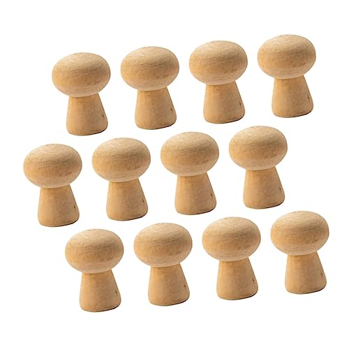 WEKAMOS 20 Stück Teiliges Unbemalter Holz Pilze für DIY Graffiti Dekoration Leere Pilzköpfe Holz für Kreative Bastelprojekte und Weihnachtsdeko WEKAMOS 20 Stück Teiliges Unbemalter Holz Pilze für DIY Graffiti Dekoration Leere Pilzköpfe Holz für Kreative Bastelprojekte und Weihnachtsdeko von WEKAMOS