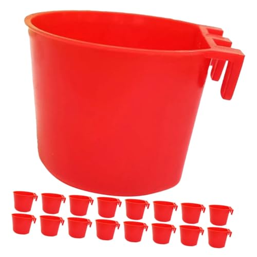 WEKAMOS 20 Stück Teiliges Vogelfutter Wassernapf Robustem Leichte Sichere Futter Trinkschalen zum Einfachen Einhängen in Vogelkäfige Geeignet für Papageien Hühner und Kleintiere WEKAMOS 20 Stück Teiliges Vogelfutter Wassernapf Robustem Leichte Sichere Futter Trinkschalen zum Einfachen Einhängen in Vogelkäfige Geeignet für Papageien Hühner und Kleintiere von WEKAMOS