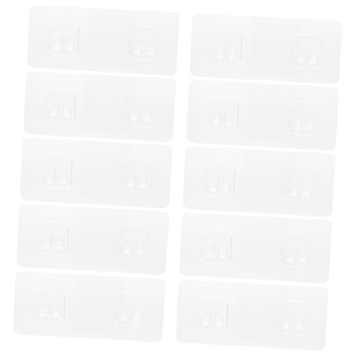 WEKAMOS 20 Stück Transparenter Klebehaken für Wände Multifunktionale Wandhaken für Badezimmer und Küche Ohne Bohren Abnehmbar Elegant und Praktisch WEKAMOS 20 Stück Transparenter Klebehaken für Wände Multifunktionale Wandhaken für Badezimmer und Küche Ohne Bohren Abnehmbar Elegant und Praktisch von WEKAMOS