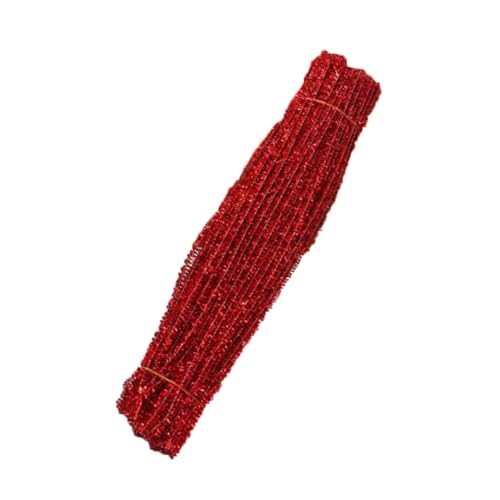 WEKAMOS 200 Stück DIY Glitzer Stäbe Rot Flexible Twisted Stems Bastelmaterial für Weihnachtsdeko Party Favors Kinderfreundliche Bastelstäbe für Kreative Handwerksprojekte WEKAMOS 200 Stück DIY Glitzer Stäbe Rot Flexible Twisted Stems Bastelmaterial für Weihnachtsdeko Party Favors Kinderfreundliche Bastelstäbe für Kreative Handwerksprojekte von WEKAMOS