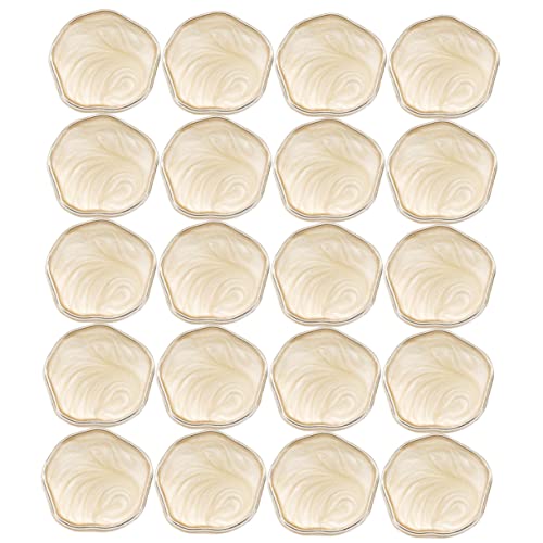 WEKAMOS 20Stücke Kleiderknöpfe Nähknöpfe für Mäntel Winddichtes Design Polygonale Form Cremefarben für DIY Projekte und Kleidungsstücke WEKAMOS 20Stücke Kleiderknöpfe Nähknöpfe für Mäntel Winddichtes Design Polygonale Form Cremefarben für DIY Projekte und Kleidungsstücke von WEKAMOS