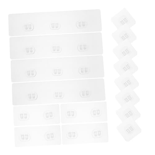 WEKAMOS 21 Stück Transparente Selbstklebende Haken Teiliges Set für Badezimmer und Küche Ohne Bohren Abnehmbar Wandmontage für Handtücher und Kleidung WEKAMOS 21 Stück Transparente Selbstklebende Haken Teiliges Set für Badezimmer und Küche Ohne Bohren Abnehmbar Wandmontage für Handtücher und Kleidung von WEKAMOS