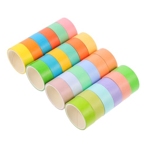 WEKAMOS 24 Rollen Washi Tape Buntes DIY Masking Tape für Geschenkverpackung Scrapbooking Dekoration Malerei Basteln Zubehör WEKAMOS 24 Rollen Washi Tape Buntes DIY Masking Tape für Geschenkverpackung Scrapbooking Dekoration Malerei Basteln Zubehör von WEKAMOS