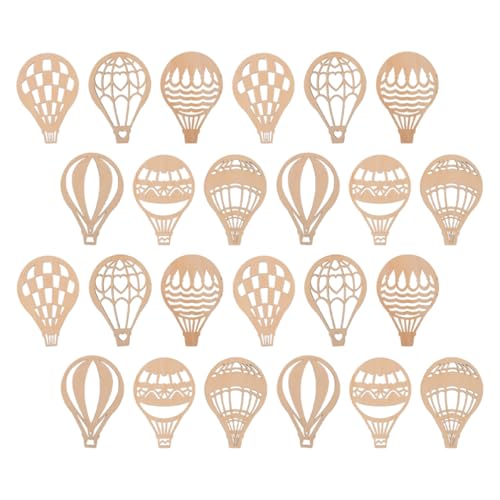 WEKAMOS 24 Stück Heißluftballon Holzschnitt Unvollendete Holzscheiben DIY Bastelzubehör für Kreative Projekte Strapazierfähigem Naturholz Gefertigt zum Bemalen und Gestalten WEKAMOS 24 Stück Heißluftballon Holzschnitt Unvollendete Holzscheiben DIY Bastelzubehör für Kreative Projekte Strapazierfähigem Naturholz Gefertigt zum Bemalen und Gestalten von WEKAMOS
