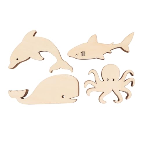 WEKAMOS 24 Stück Teiliges Holzknöpfe Meerestiere DIY Basteln Holzscheiben zum Bemalen mit Wal Fisch Delfin für Scrapbooking Dekoration Unterwasserwelt WEKAMOS 24 Stück Teiliges Holzknöpfe Meerestiere DIY Basteln Holzscheiben zum Bemalen mit Wal Fisch Delfin für Scrapbooking Dekoration Unterwasserwelt von WEKAMOS