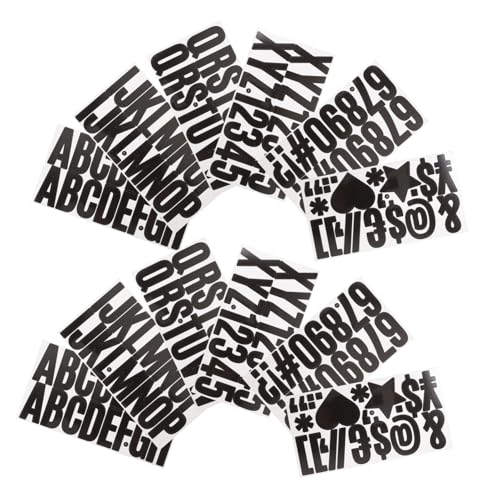 WEKAMOS 2Sätze Selbstklebende Buchstabenaufkleber für Briefkästen und Schilder Wetterbeständige Sticker für DIY Projekte und Hausdekorationen Insgesamt WEKAMOS 2Sätze Selbstklebende Buchstabenaufkleber für Briefkästen und Schilder Wetterbeständige Sticker für DIY Projekte und Hausdekorationen Insgesamt von WEKAMOS
