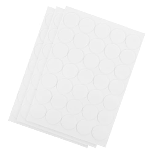 WEKAMOS 3 Blätter Transparentes Doppelseitiges Klebepads Ablösbar Stark Haftend für Wandtattoos Poster Fotos und Objekthalterung im Wohn Bürobereich von WEKAMOS