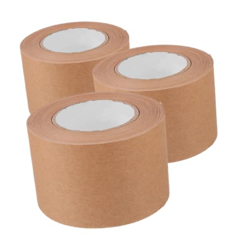 WEKAMOS 3 Rollen Kraftpapier Klebeband Verstärktes Paketband für Versand und Verpackung Beschreibbar für Büro Zuhause und Transport WEKAMOS 3 Rollen Kraftpapier Klebeband Verstärktes Paketband für Versand und Verpackung Beschreibbar für Büro Zuhause und Transport von WEKAMOS