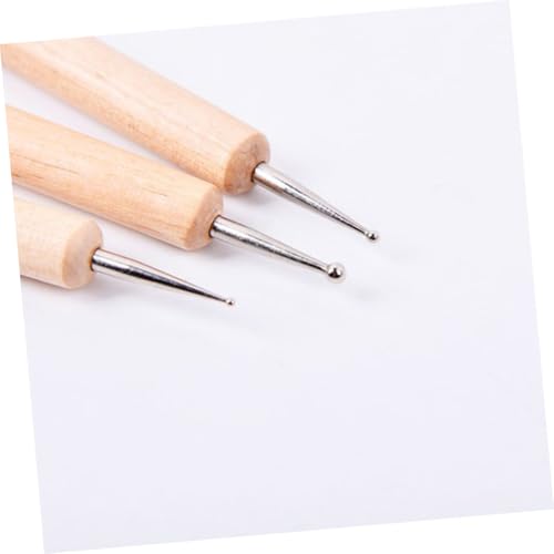 WEKAMOS 3 STÜCKE Teiliges Holz skulpturwerkzeug Set Doppelseitige Modellierwerkzeuge für Feine Keramikgravuren Bastel Töpferkunst Vielseitig für Detaillierte Clay Carving Arbeiten WEKAMOS 3 STÜCKE Teiliges Holz skulpturwerkzeug Set Doppelseitige Modellierwerkzeuge für Feine Keramikgravuren Bastel Töpferkunst Vielseitig für Detaillierte Clay Carving Arbeiten von WEKAMOS