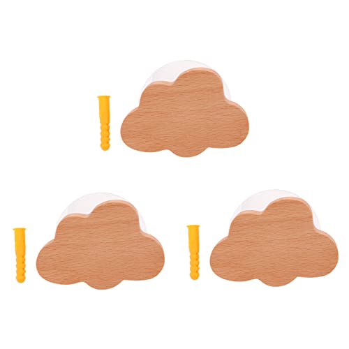 WEKAMOS 3 Stück Holz Wandhaken Selbstklebend Praktische Klebehaken für Jacken Taschen und Hüte Design für Gemütliche Wohnatmosphäre WEKAMOS 3 Stück Holz Wandhaken Selbstklebend Praktische Klebehaken für Jacken Taschen und Hüte Design für Gemütliche Wohnatmosphäre von WEKAMOS
