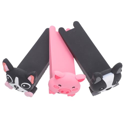 WEKAMOS 3 Stück Niedliche Cartoon türstopper aus Langlebigem PVC Anti pinch und Door Slam Einfache Werkzeuglose Installation Vielseitig für Zuhause Büro und Garten Geeignet von WEKAMOS