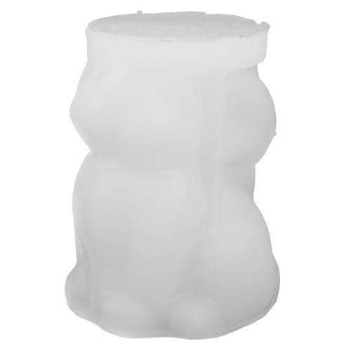 WEKAMOS 3 Stück Silikonform für Kerzen und Seifen Hase Wiederverwendbar Hitzebeständig Antihaftbeschichtet für DIY Kerzenherstellung Backen Osterdeko und Bastelprojekte von WEKAMOS