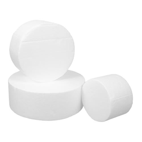 WEKAMOS 3 Stück Teiliges Schaumstoff Tortenmodell Flexible Übungskuchen Deko Prop Realistische Fake Cakes für Tortendekoration Backzubehör und DIY Projekte WEKAMOS 3 Stück Teiliges Schaumstoff Tortenmodell Flexible Übungskuchen Deko Prop Realistische Fake Cakes für Tortendekoration Backzubehör und DIY Projekte von WEKAMOS